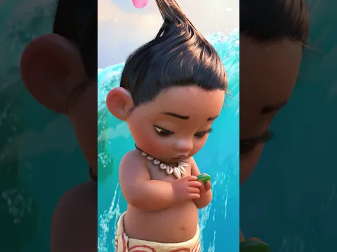 Bebê Moana Encontra o Coração de Te Fiti | Disney Princesa
