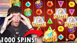 I tried ANOTHER 1000 SPINS on SUPER SCATTER GATES OF OLYMPUS!