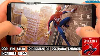 Increible Juego parecido a Spiderman de PS4 para android Fan game