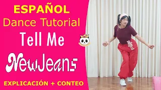 NewJeans (뉴진스) - Tell Me | ESPAÑOL Dance Tutorial | EXPLICACION + CONTEO |  Sarai Gwiyomi