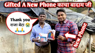 Gifted A New Phone To Viral  Man Kacha Badam !! Emotional 😭