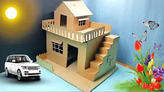 Haw To Make || Cardboard House 🏡 ||DIY House | Making House #cardboard #house