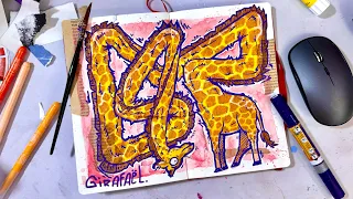 OBJECTIF : Finir mon carnet de croquis en beauté !