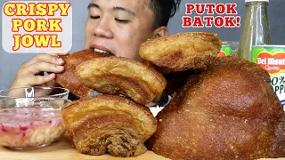 CRISPY PORK JOWL MUKBANG | Crispy Lechon Kawali | Pinoy Mukbang | Mukbang Philippines|Vivas Malimban