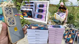 Wow...ipad Pro & iphone 14 pro max New 🤔Omg..! Found iphone 12 pro max Camera 6 Diamond Case