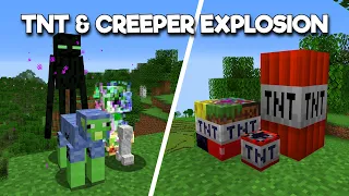 TNT & CREEPER EXPLOSION | BIG MINECRAFT Compilation