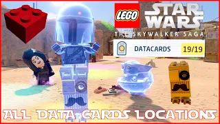 All 19 Data Card Locations in LEGO Star Wars The Skywalker Saga!