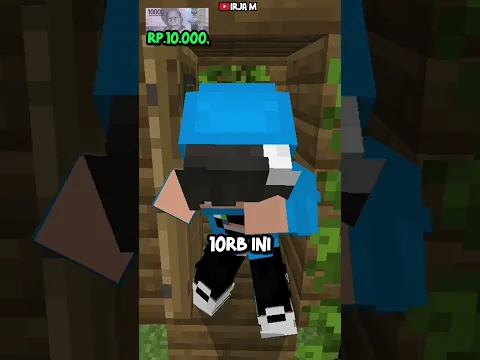 aku beli pesawat harga Rp10.000, vs Rp100jt di minecraft