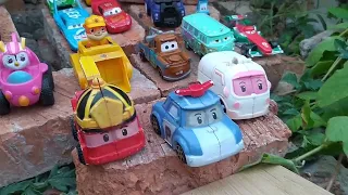 Robocar Poli Berenang Bersama Top Wing, Lightning McQueen, PAW Patrol, Tayo