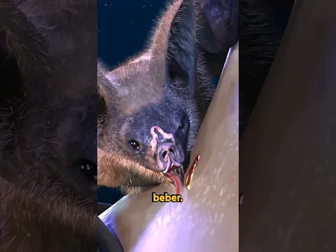 Cómo los murciélagos vampiros chupan la sangre humana 😨