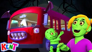 Crazy Zombies Riding on a Spooky Bus + More Scary Halloween Songs for Kids by Kent The Elephant