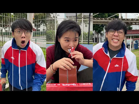 MINGWEIROCKS - The FASTEST way to make KITKAT! #shorts