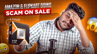 Amazon & Flipkart Doing Scam on SALE | Ryzen 9 9950x Fake Processor Unboxing @AmazonInOfficial