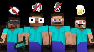 Minecraft But We're Blind, Deaf, Mute & Drunk