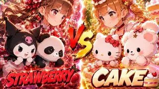 🍓 STRAWBERRY VS CAKE 🧁 | من سيفوز؟! 😱🔥