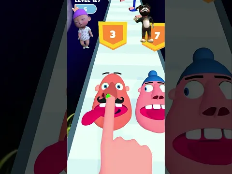 👆✅️Long Clean Finger Run Level 99.99 😱👈 #games #shortsfeed #게임 🎶✅️ 😲😲#games #viralshort