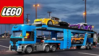 Lego City 60408 Car Transporter Truck with Sports Cars