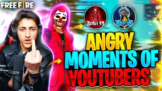 ANGRY MOMENTS OF FREE FIRE YOUTUBERS #3