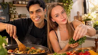 Cook with @Abhihoneybee123  and @Maria_dia_yoga