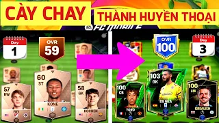 🔥 Mình đã đạt từ 0 ĐẾN 100 OVR TRONG 3 NGÀY | GÀ CÀY CHAY FC MOBILE