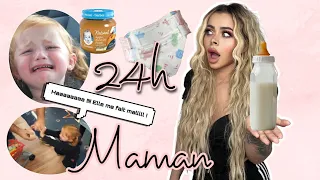 24H AVEC NOUS : JE REDEVIENS MAMAN D'UN BÉBÉ ( et autant dire que je galère 😭🤣 )