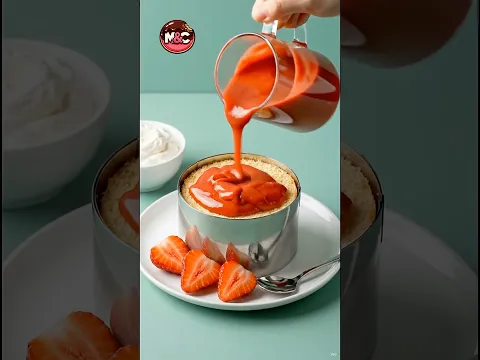 Strawberry Cream Cake Ring Pull 🍓 Oddly Satisfying Dessert ASMR
