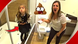 MANUELA FICOU DOENTE COM DOR DE BARRIGA E EU TIVE QUE CUIDAR DELA - FAMÍLIA ROCHA