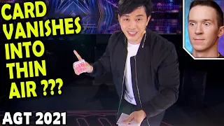 Magician REACTS to Patrick Kun ASTOUNDING Sleight of Hand Card Magic on America's Got Talent 2021