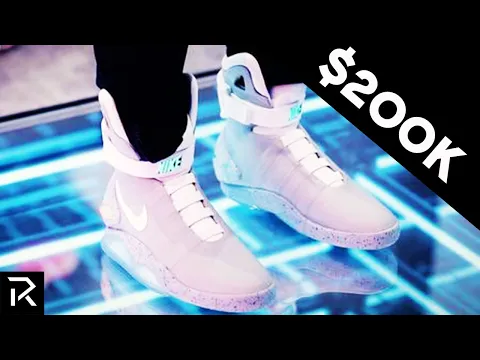 Super Rare Futuristic Nike Self-Lacing Shoes Cost $200k #shorts