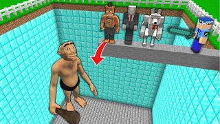 ÖLÜRSEN KORKUNÇ ADAM ÇUKURUNA DÜŞERSİN! 😱 - Minecraft