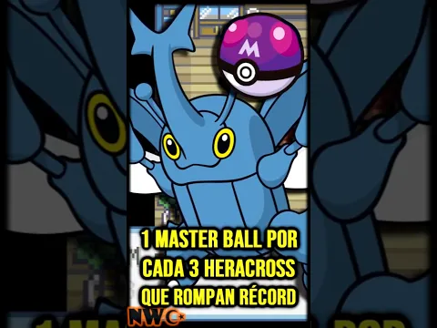 ¿QUÉ PASA SI CAPTURAS AL HERACROSS GIGANTE PARA LA ENTRENADORA EN VERDE HOJA? Misterios Pkmn #Shorts