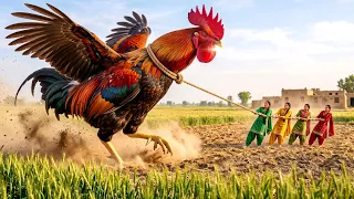 Giant Whole Chicken 🐔 Festival  | Punjabi Village Giant Cooking #giant #giantchicken