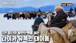 🦌순록은 리무진 🐃야크는 트럭! 봄 유목지를 향해 3천미터 산맥을 넘는 유목민의 대이동 | 와일드 몽골리아 - 2부 타이가의 순례자들 | KBS 20120523 방송
