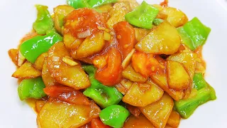 教你一招，做出美味的番茄土豆片，焦软入味，咸香适口！ #番茄土豆片 #家常菜做法 #一起學做菜 #家常菜 #烹飪 #美食 #料理 #美食教程