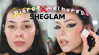 os PIORES e MELHORES produtos da SHEGLAM + presente pra vcs