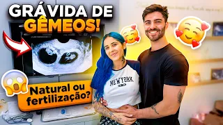 TÔ GRAVIDA DE GÊMEOS !! 💙💜 Fiz fertilização in vitro ?!