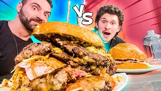 A BATALHA DO HAMBÚRGUER GIGANTE! | Corbucci VS @CheffOtto