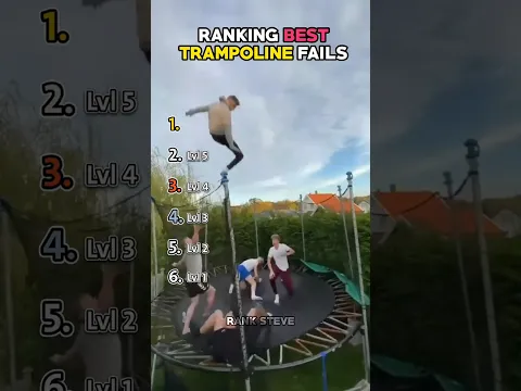 Ranking Best Trampoline Fails Moments