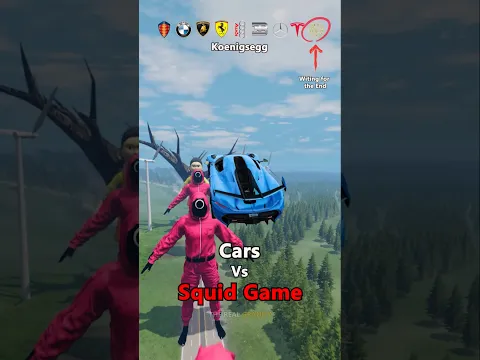 Cars vs Squid Game 🚗❌😂 BeamNG.Drive #shorts #beamngdrive