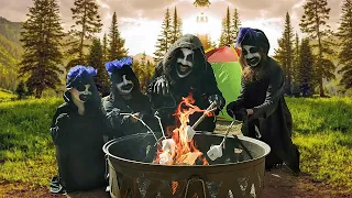 Monster goes camping with family ⛺️🥰