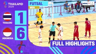 FULL HIGHLIGHT! THAILAND (1) Vs (6) INDONESIA | FUTSAL MEN | SEA GAMES THAILAND 2025