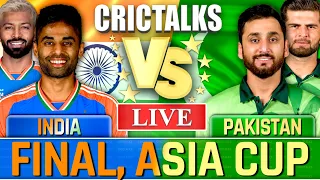 IND vs PAK Live Match Today Commentary, Asia Cup India vs Pakistan, Live Team Scores & Commentary