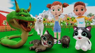 बिल्ली के बच्चे और भूखा अजगर part 2 | Billi Ke Bache | Chintu | pagal beta |comedy video | cs bisht