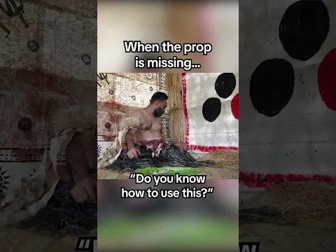 When the prop is missing but the show must go on...