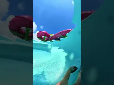 Bowl Basters water slide at Nickelodeon Resorts Riviera Maya! #shorts