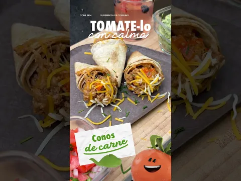 RECETA CONOS CARNE