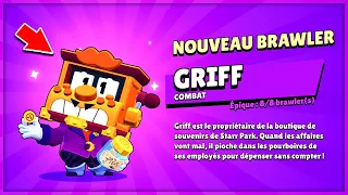 LA DATE DE SORTIE DU BRAWLER GRIFF !🤩 ( brawler "gratuit" ? )