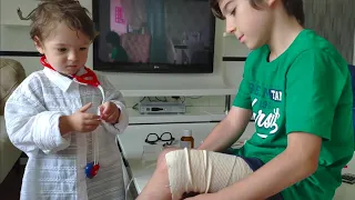 Yağız  DoktorA Gitti Doktor Gözlük Verdi Yağız Beğenmedi😎-Funny Kids Videos -Funny video-