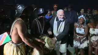 प्रधानमंत्री मोदी नामीबिया के विंडहोक पहुंचे 🙏❤️🙏// PM Modi // Namibia 🇮🇳 🇳🇦