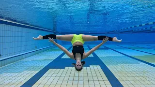 Basic Gymnastics Skills Underwater 💦